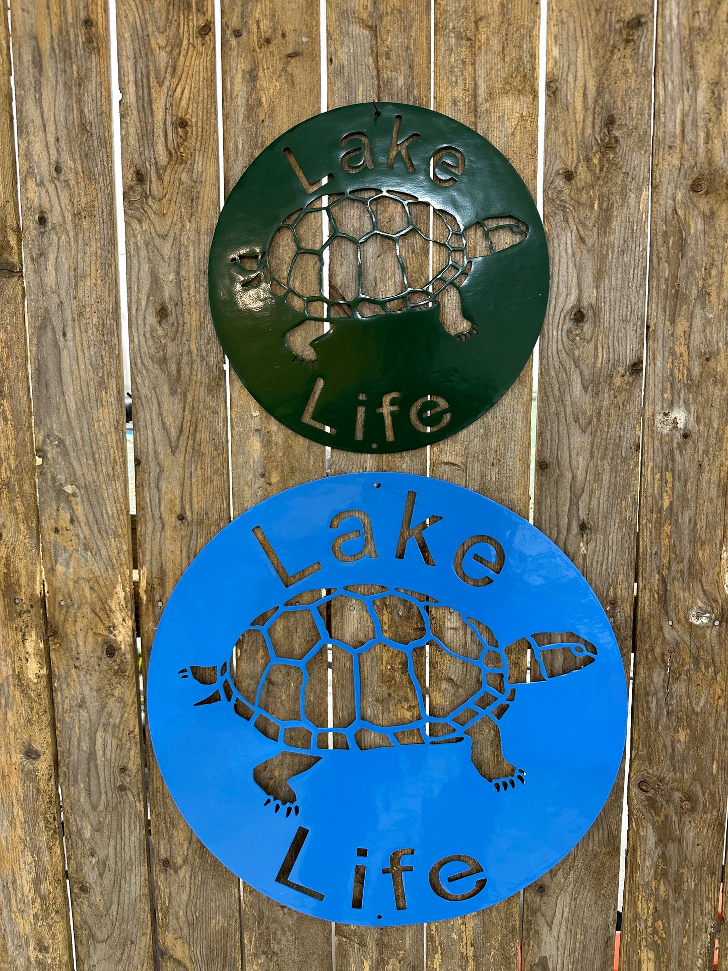 Lake Life Metal Sign